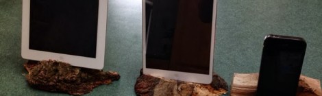 Chainsaw iPad stands
