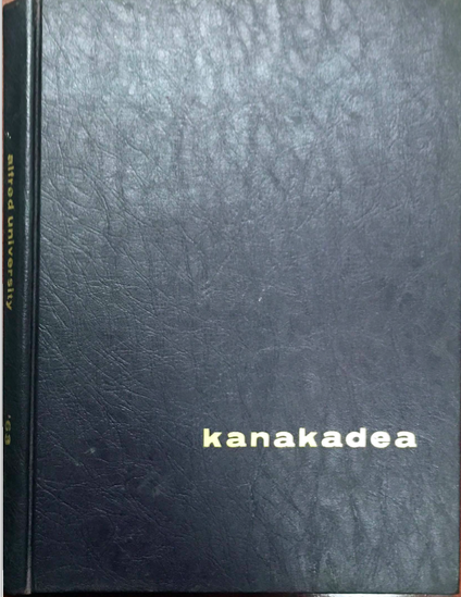 1963 Alfred University Yearbook Kanakadea