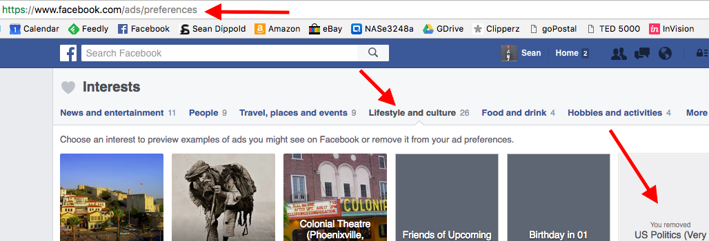 facebook ad preferences