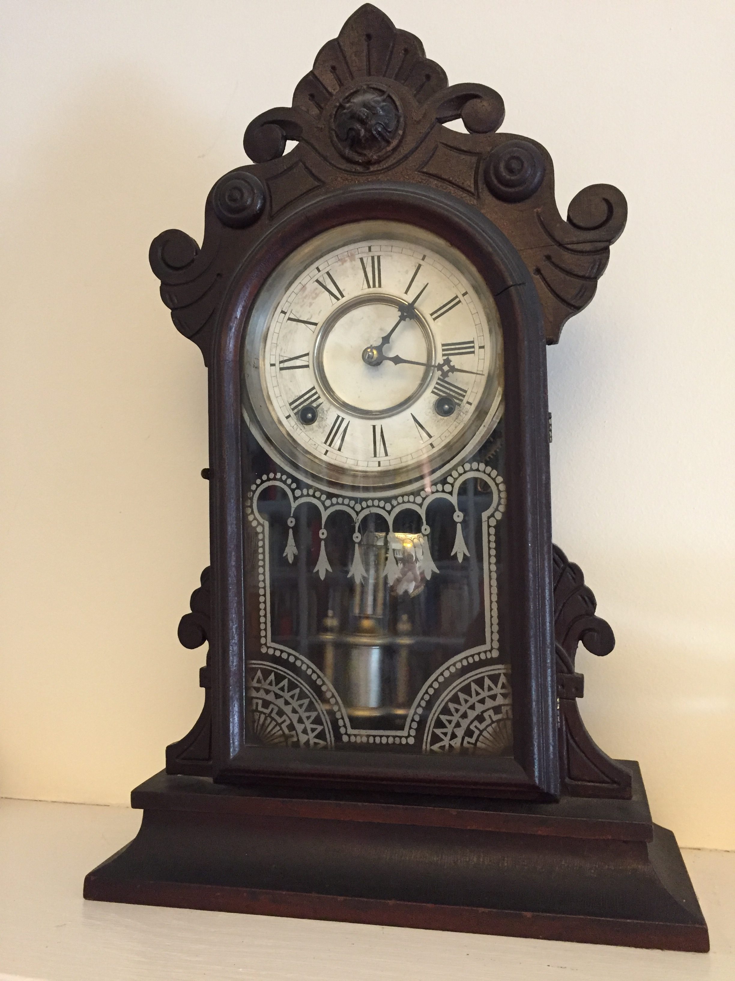 Wm. L. Gilbert parlor clock dated 1881